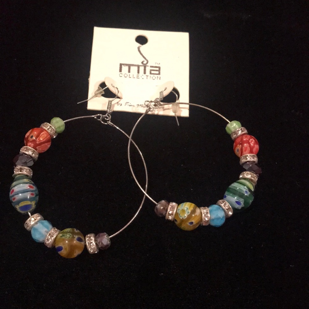 Boho chic hoop earrings!